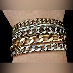 Jenny Bird Women Austin Cuff Bracelet with Clasp Mixed Metals